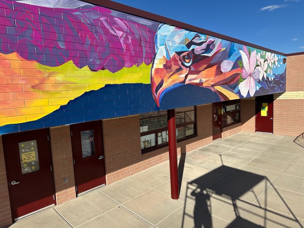 Rocky Mountain Elementary exterior mural