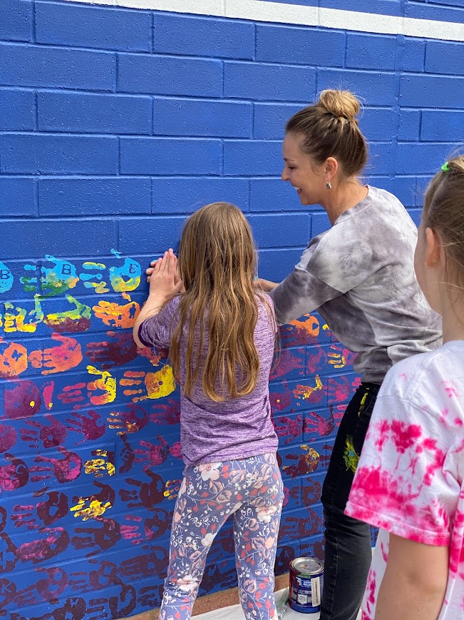 Wingate Elementary school mural