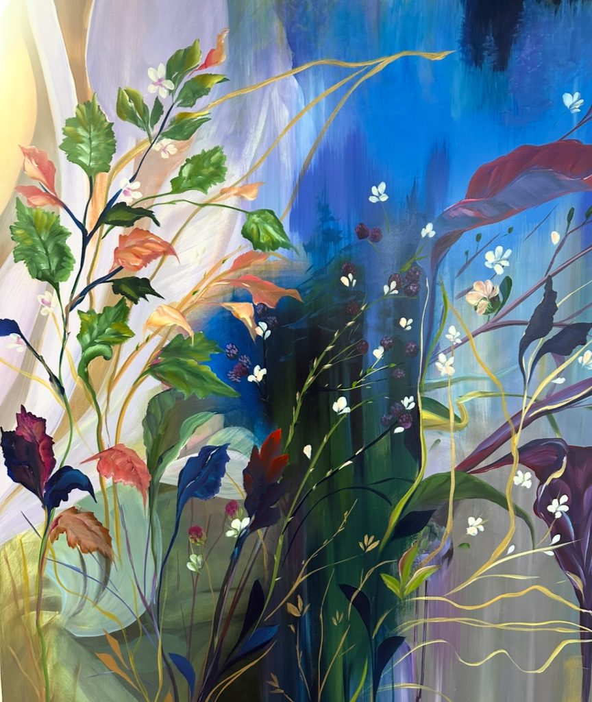 Threefold Bakery mural detail