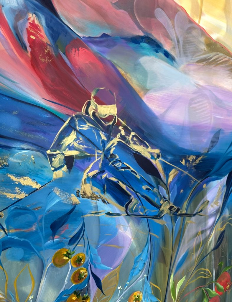 Threefold Bakery mural detail