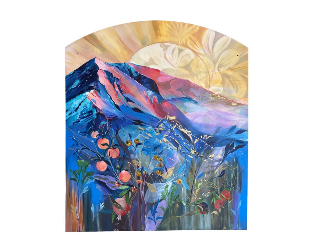 Threefold Bakery mural detail